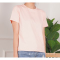 Short Sleeve Shirts Ladies Summer Short Shirts with Round Neck Factory